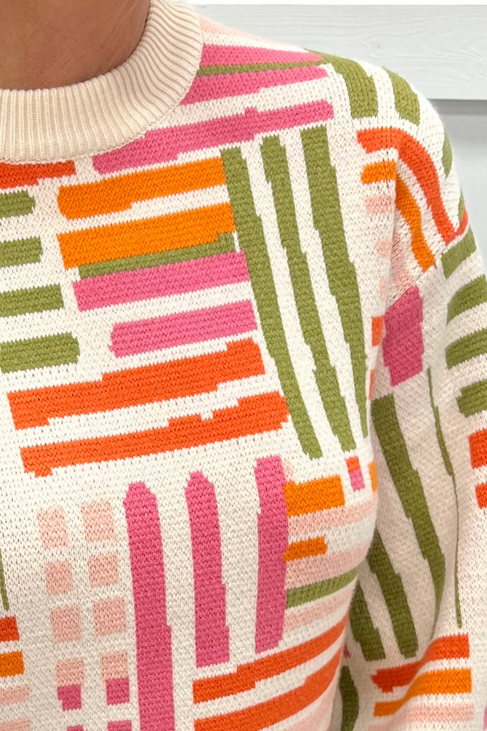 Rose Love Lines Sweater