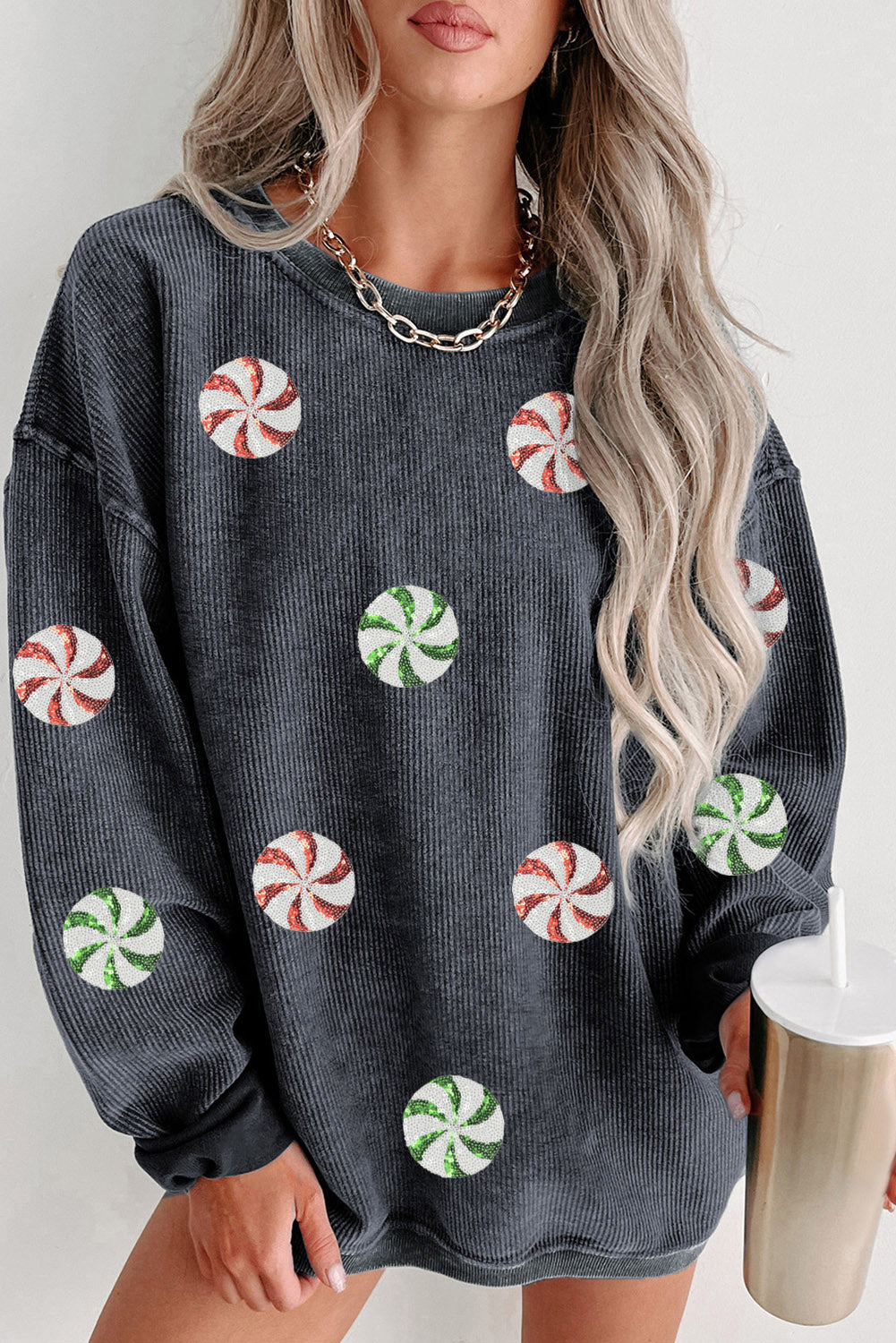 christmas graphic sweatshirt