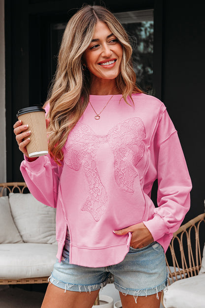 bow sweatshirt