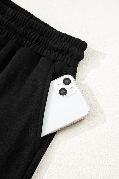 varsity sweatshirt short set