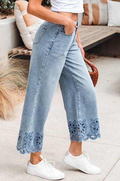 wide leg jeans