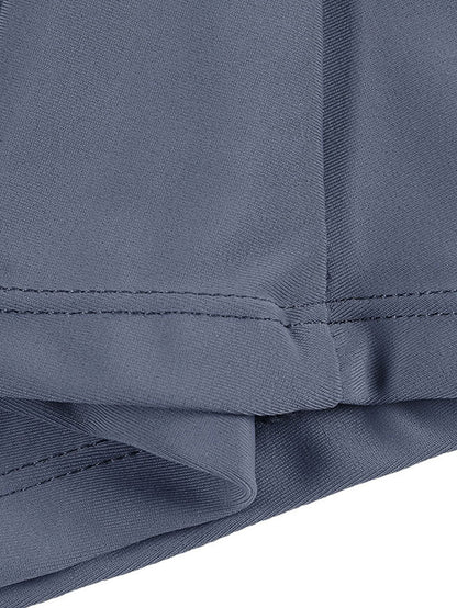 Grey Skirted Plus Size Swim Bottom