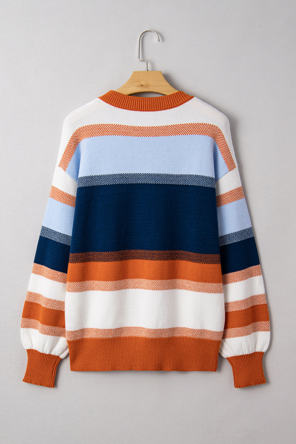 color block sweater