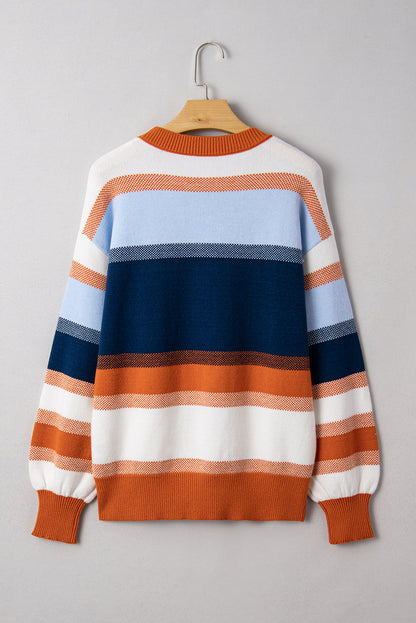color block sweater