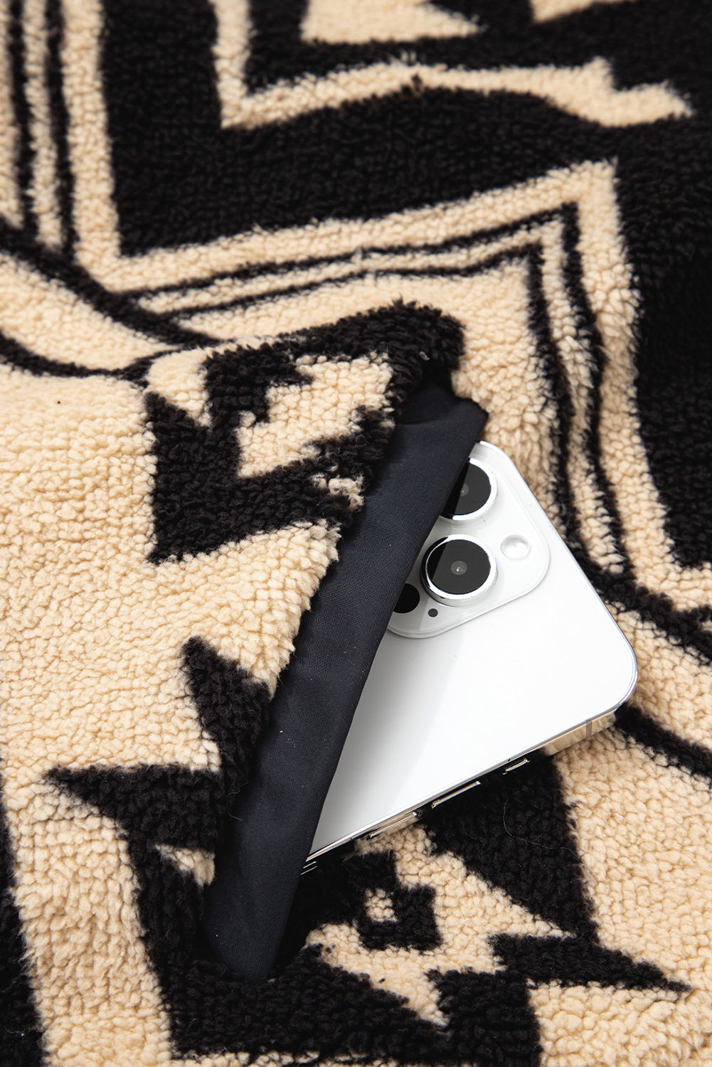 western print sweatshirt