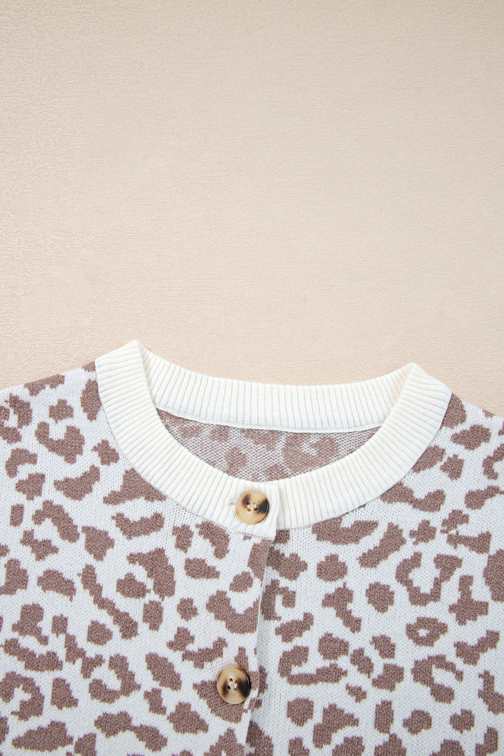 womens leopard cardigan