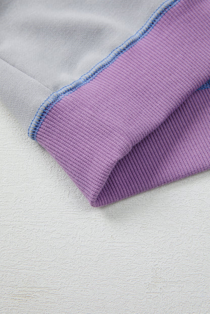 color block sweatshirt