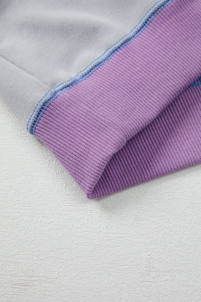 color block sweatshirt