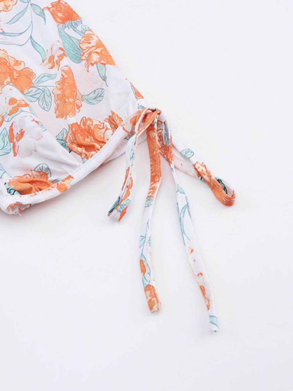 Bold Orange Floral Shift Dress for Plus Size Women