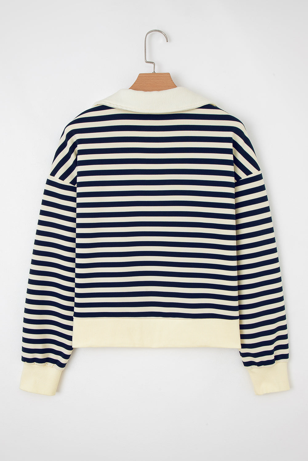 striped long sleeve top