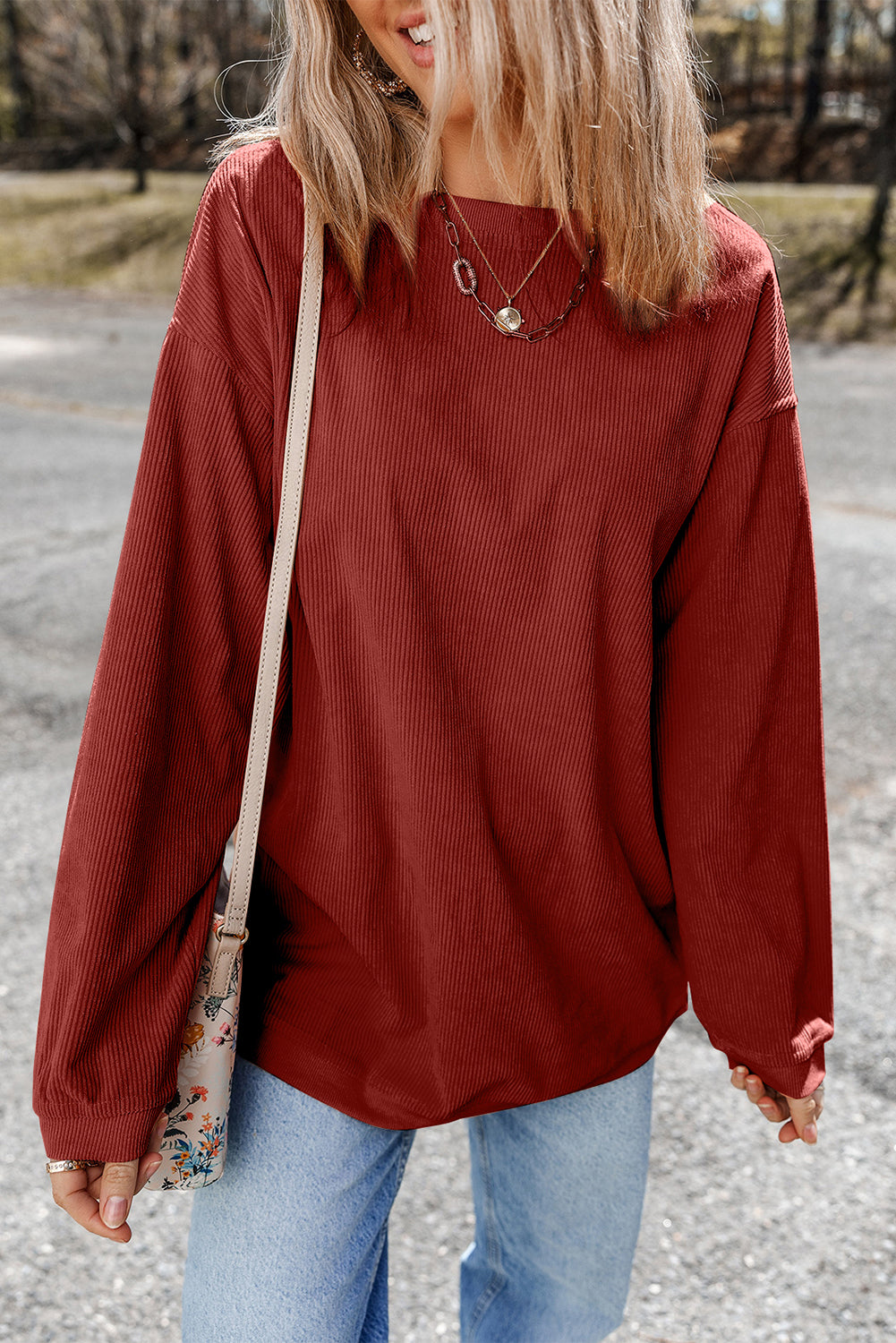 womens oversized sweatshirt
