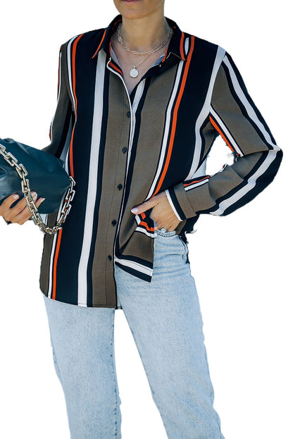 Elegant Striped Shirt for Stylish Women