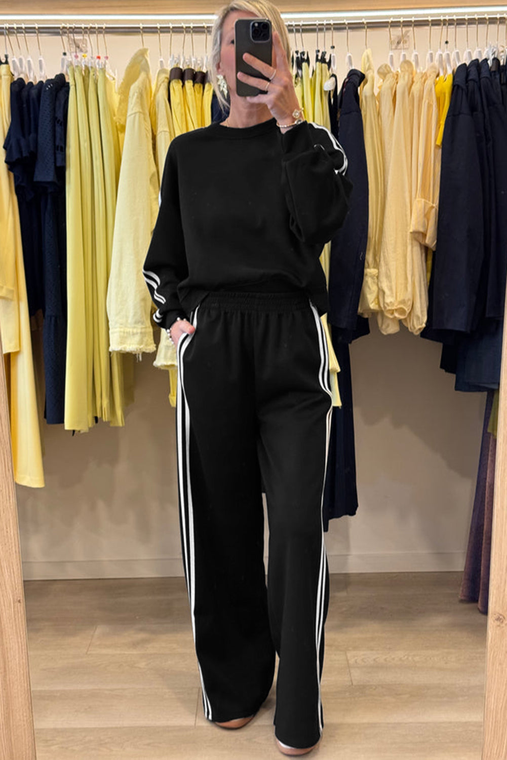 varsity sweatpant set