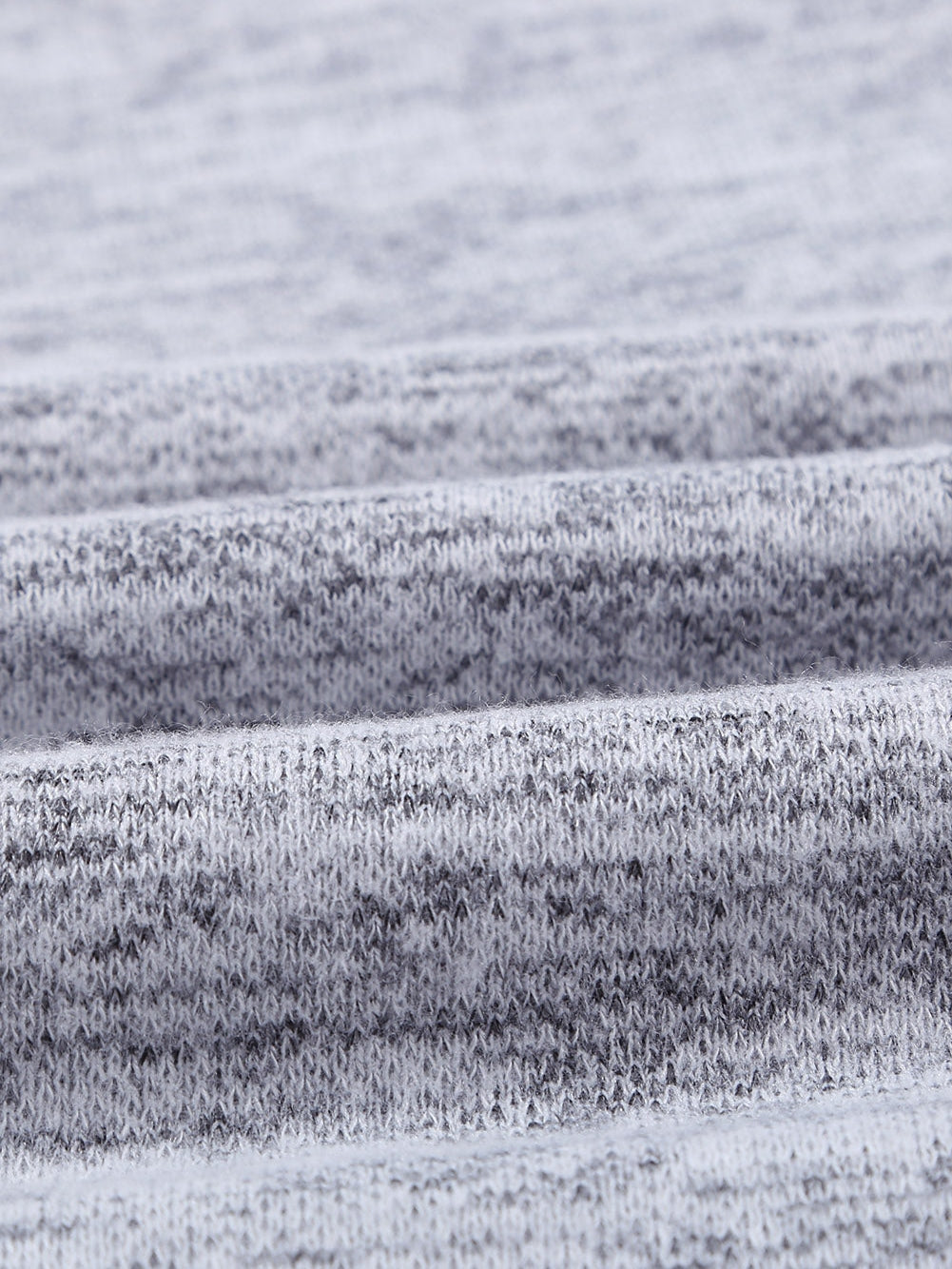 Heathered Pocketed Casual Hooded Pullover