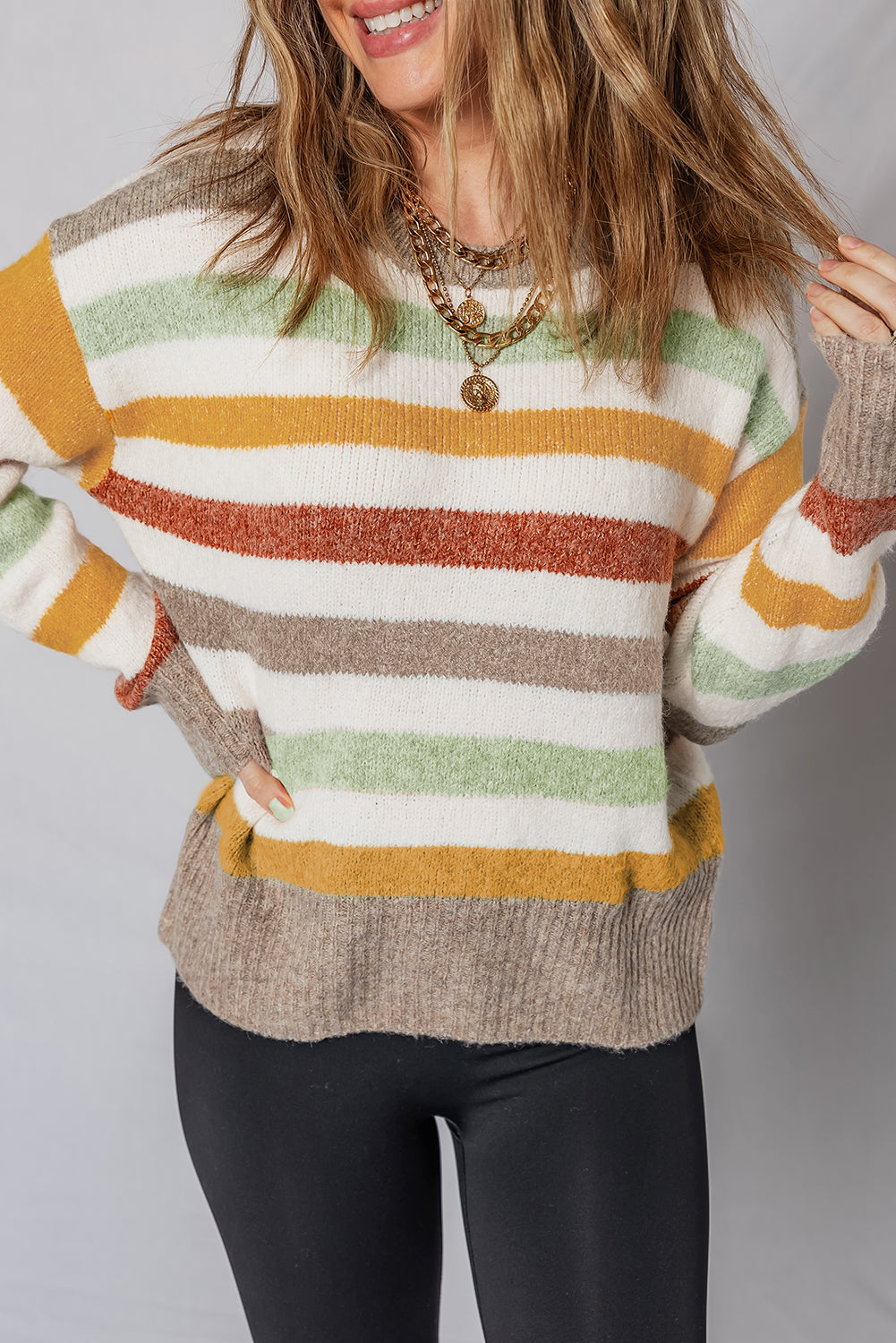 stripe sweater