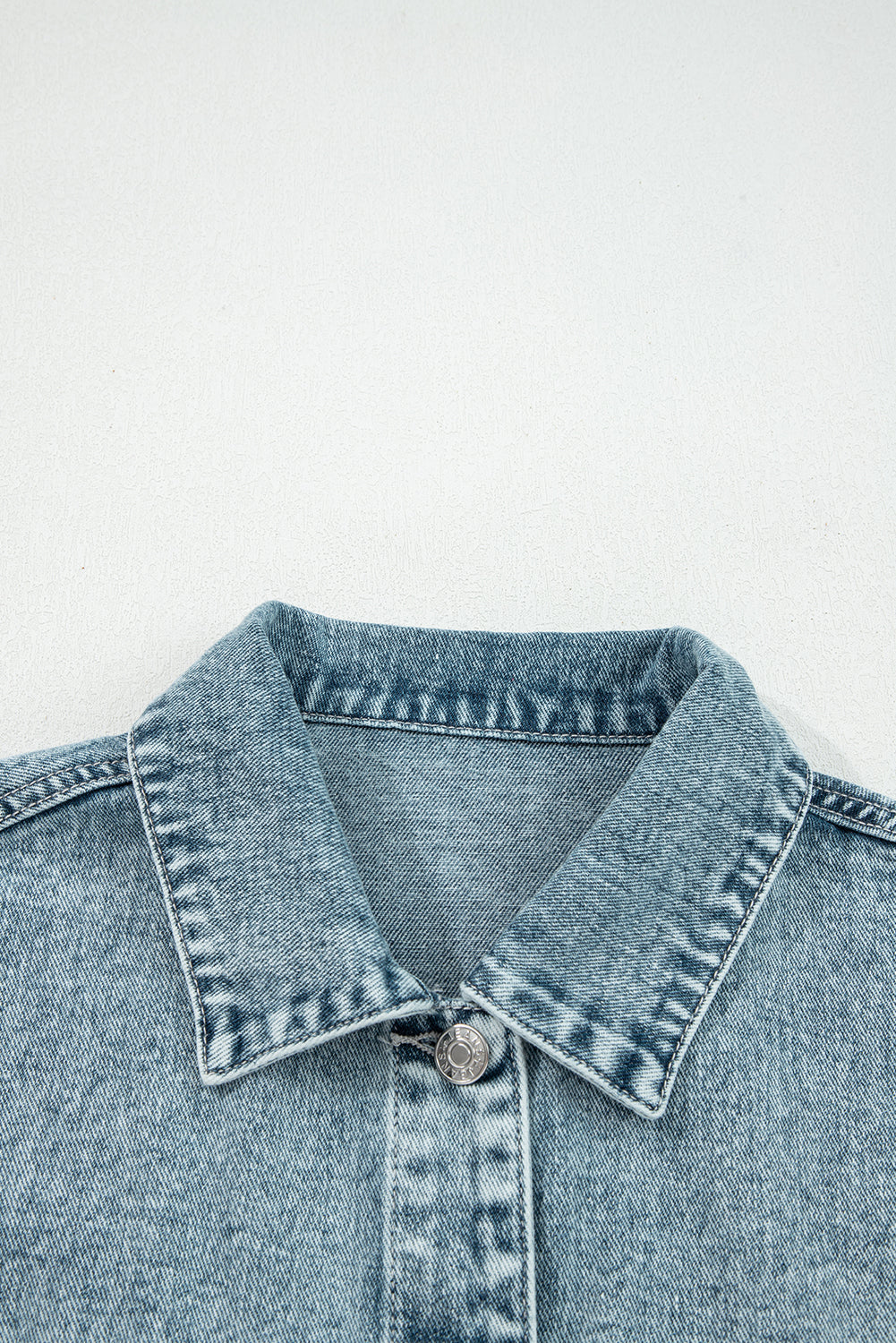 frayed denim vest