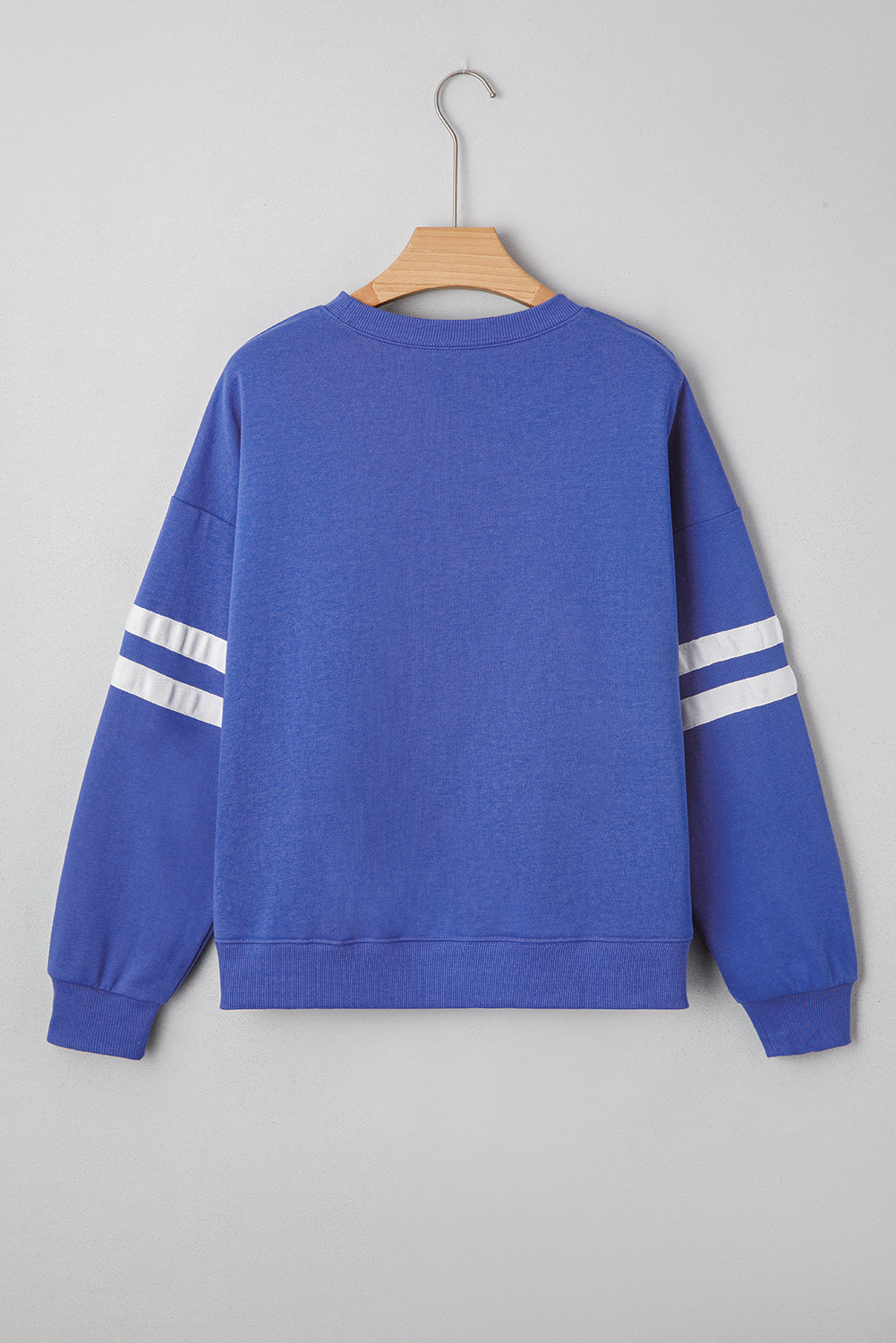 varsity striped sweatshirt