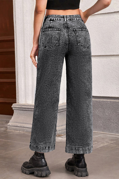 straight leg loose jeans