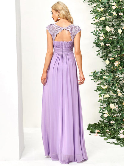 Lacey Chiffon Evening Party Gowns - Top Sellers
