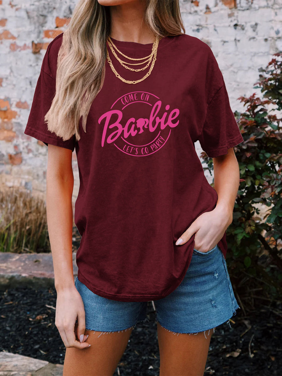 T-Shirts - Trendy Cute Pullover Casual T-Shirt - MsDressly