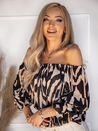 T-Shirts - One Shoulder Loose All Match Short Sleeved T-Shirt - MsDressly