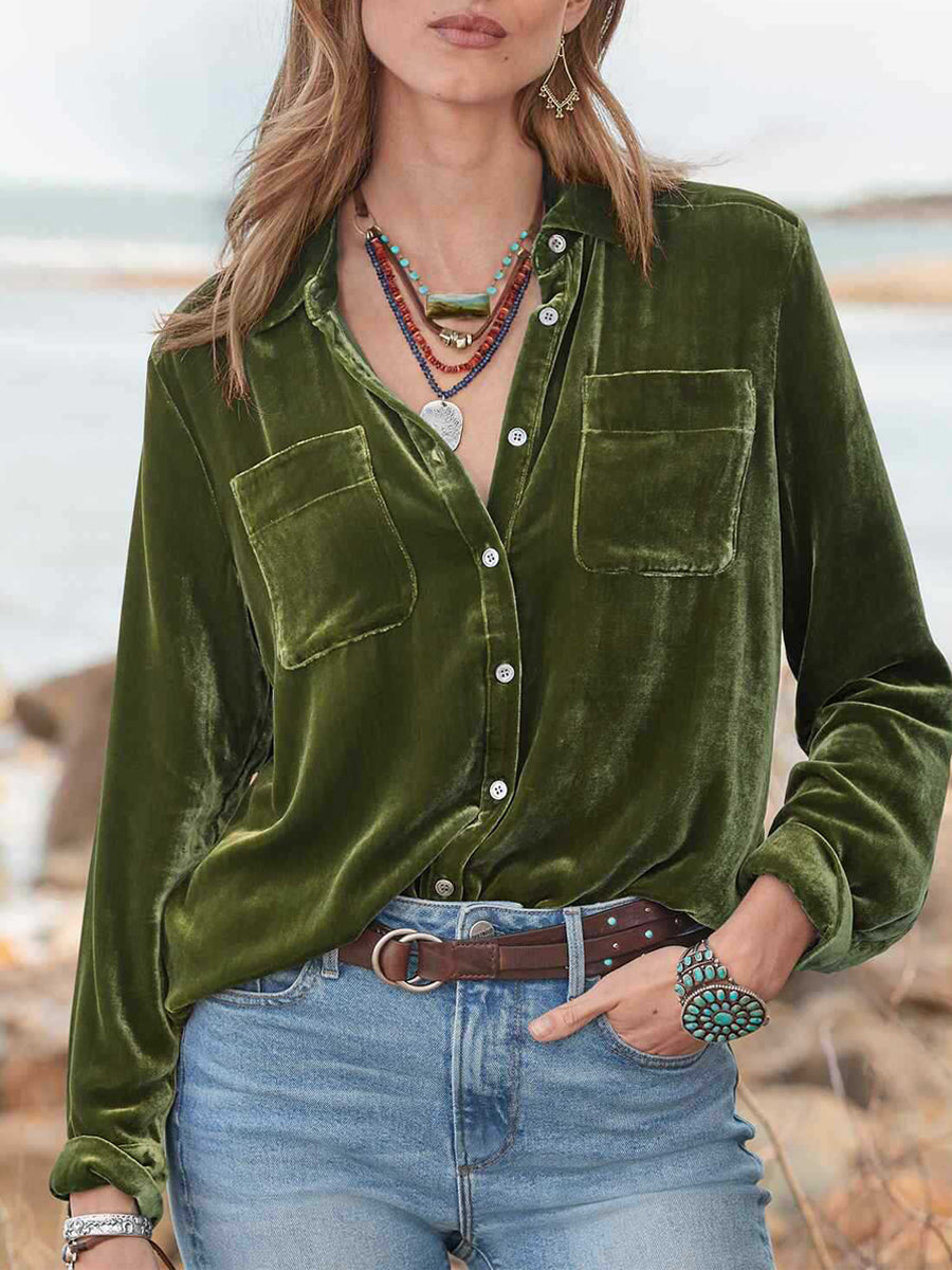 Blouses - Temperament Commuting Versatile Irregular Loose Blouse - MsDressly