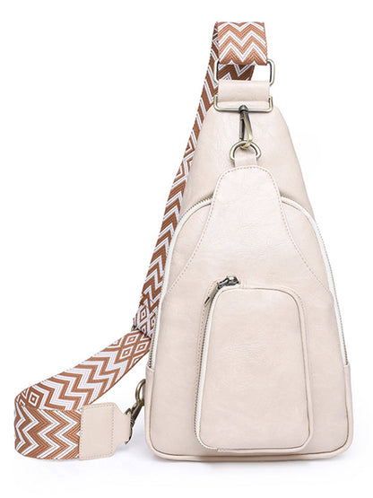 Handbags - Take A Trip PU Leather Sling Bag - MsDressly