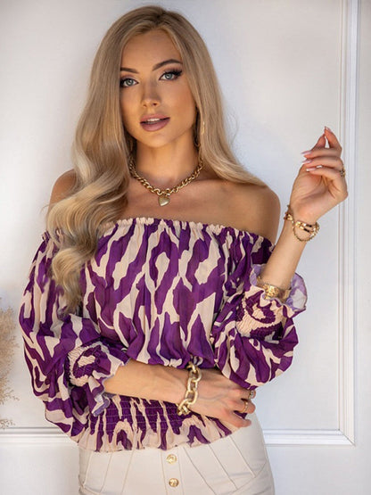 T-Shirts - One Shoulder Loose All Match Short Sleeved T-Shirt - MsDressly