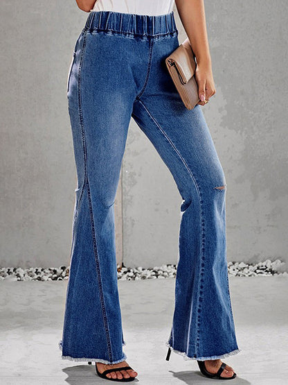 Pants - Judy Blue Claire Full Size High Rise Flare Pants - MsDressly