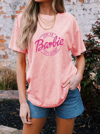 T-Shirts - Trendy Cute Pullover Casual T-Shirt - MsDressly