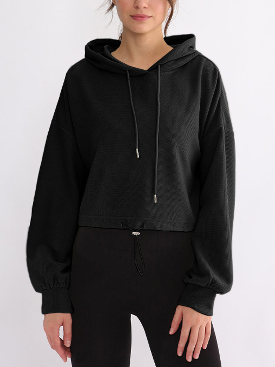 Hoodies - Pullover Hooded Drawstring Stylish And Comfortable Hoodie - MsDressly