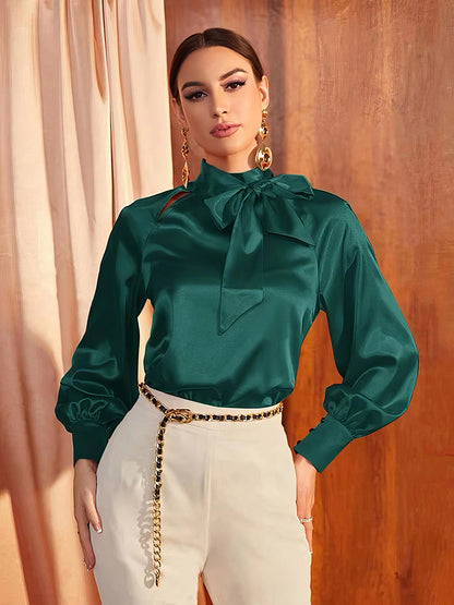 Chiffon Loose V Neck Short Sleeve Mini Dress