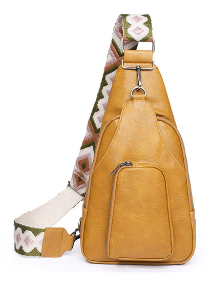 Handbags - Take A Trip PU Leather Sling Bag - MsDressly