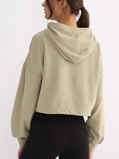 Hoodies - Pullover Hooded Drawstring Stylish And Comfortable Hoodie - MsDressly