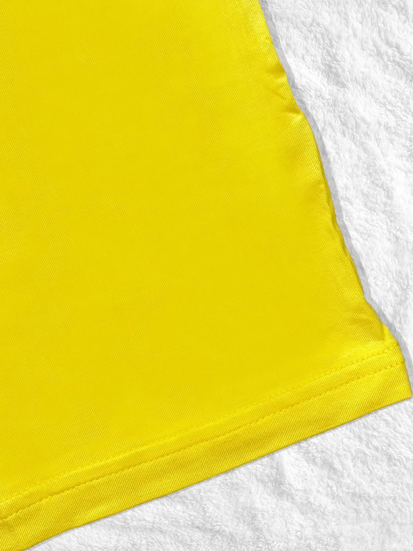 V-Neck Solid Pocket Sling Dress