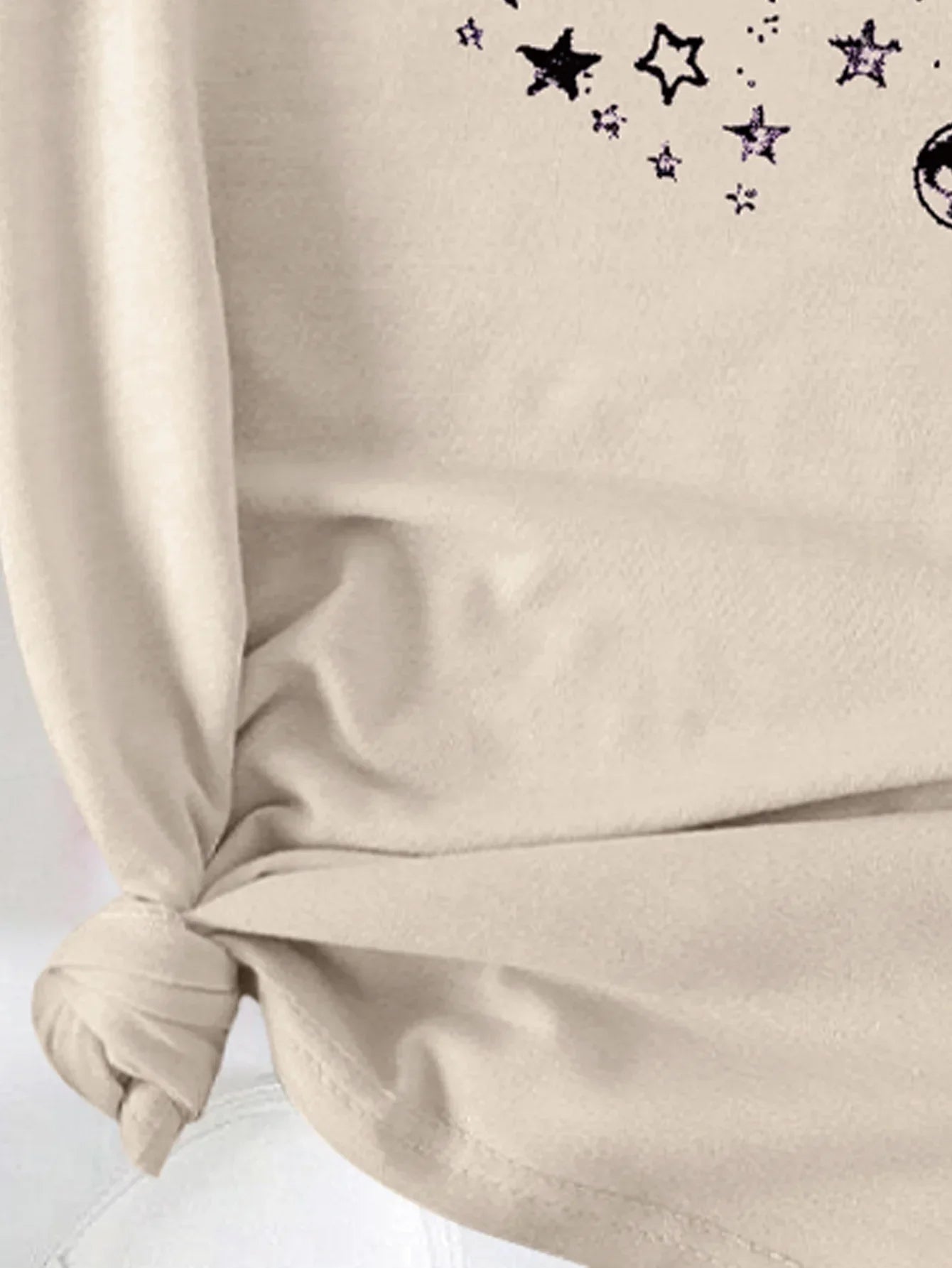 Astronomical Humor 'I Need Space' Planetary Print T-shirt Short Sleeve Crew Neck Casual Top For Summer&Spring Women's Clothing