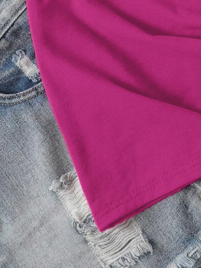 Fun 'Can-Do Critter' Raccoon Print T-shirt Short Sleeve Crew Neck Casual Top For Summer & Spring Women's Clothing