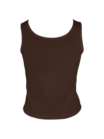 Inspirational and Stylish Design Headphone Print Crop Tank Top Sleeveless Casual Top For Summer & Spring Women's Clothing