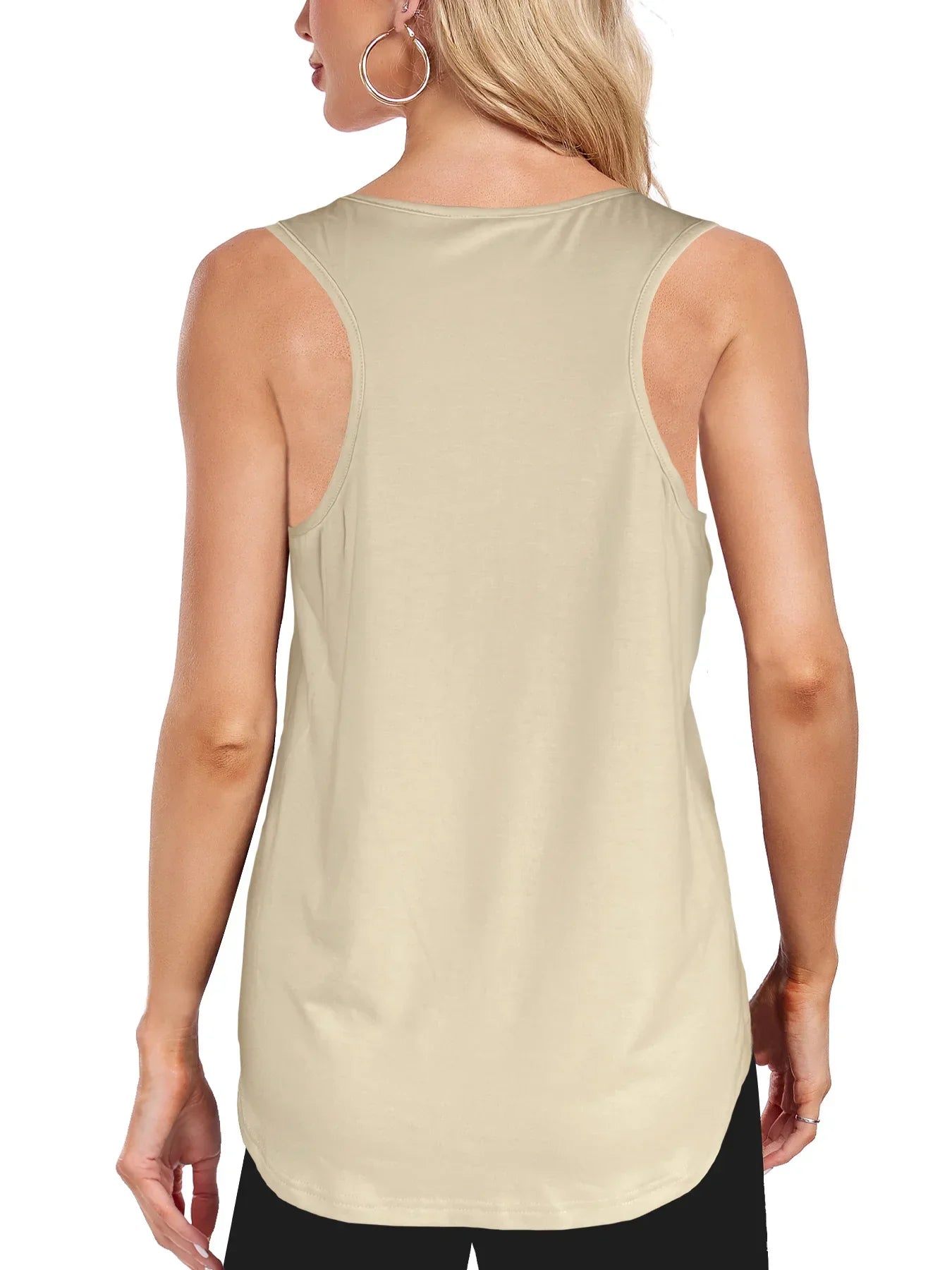 Halloween With Black Cats And Pumpkins Print Tank Top Sleeveless Casual Top For Summer & Spring Women's Clothing