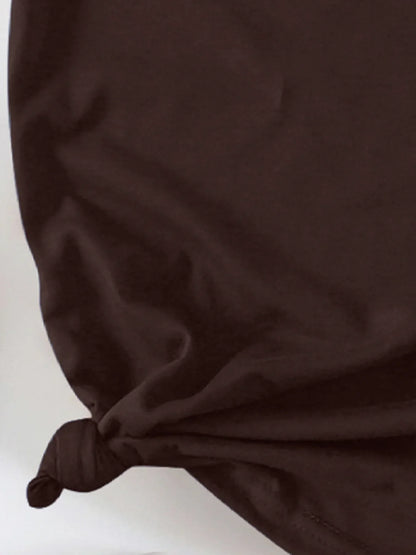 Aviator Sunglasses & Sunset Graphic Print T-shirt Short Sleeve Crew Neck Casual Top For Summer & Spring Women's Clothing