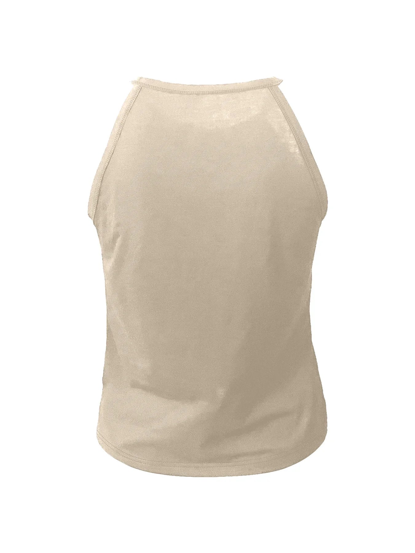 Futuristic Cityscape Print Cami Top Sleeveless Casual Top For Summer & Spring Women's Clothing