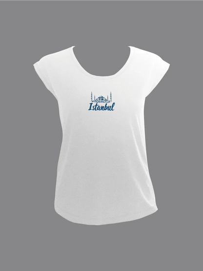 Istanbul Skyline Graphic With Bold Istanbul Print Tank Top Sleeveless Casual Top For Summer & Spring Women's Clothing