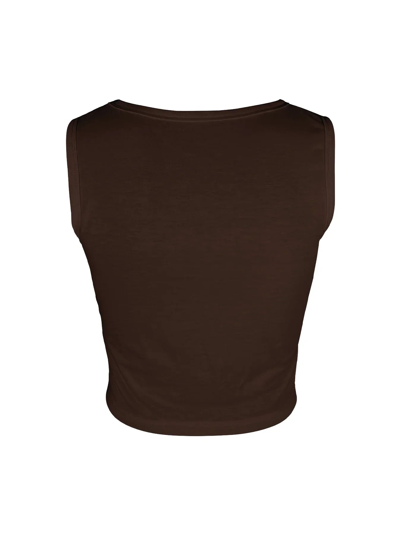 Fun And Eerie Popcorn And Skull Graphic Print Crop Tank Top, Sleeveless Casual Top For Summer & Spring, Women's Clothing