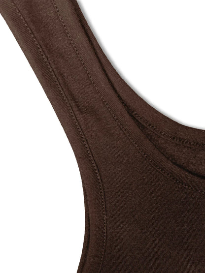 Inspirational and Stylish Design Headphone Print Crop Tank Top Sleeveless Casual Top For Summer & Spring Women's Clothing