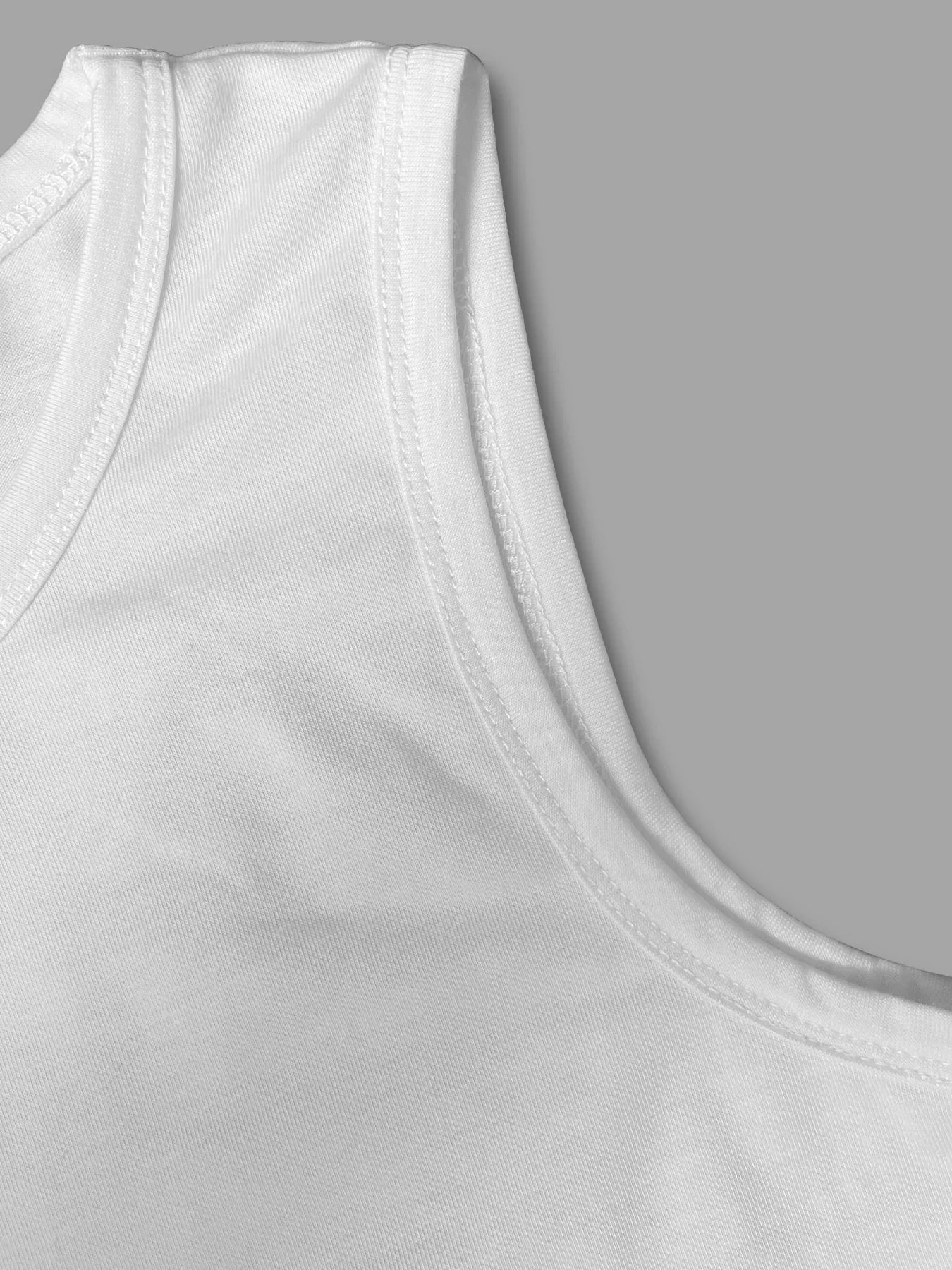 Intriguing Ufo And Mysterious Figures Graphic Print Crop Tank Top, Sleeveless Casual Top For Summer & Spring, Women's Clothing