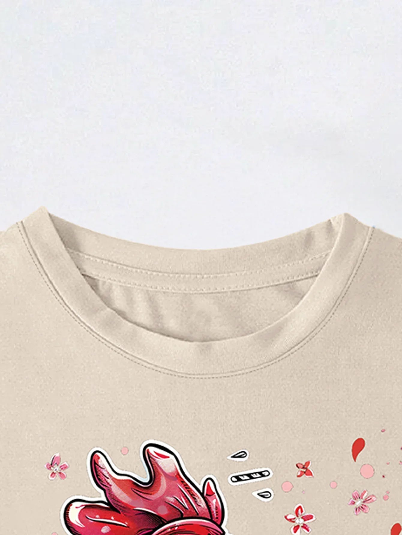 Humorous Drinking Rooster Design Print T-shirt Short Sleeve Crew Neck Casual Top For Summer & Spring Women's Clothing