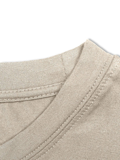 Playful Cactus Cowgirl Graphic Print Crew Neck Tee Dress Casual Short Sleeve Dress For Spring & Summer Women's Clothing