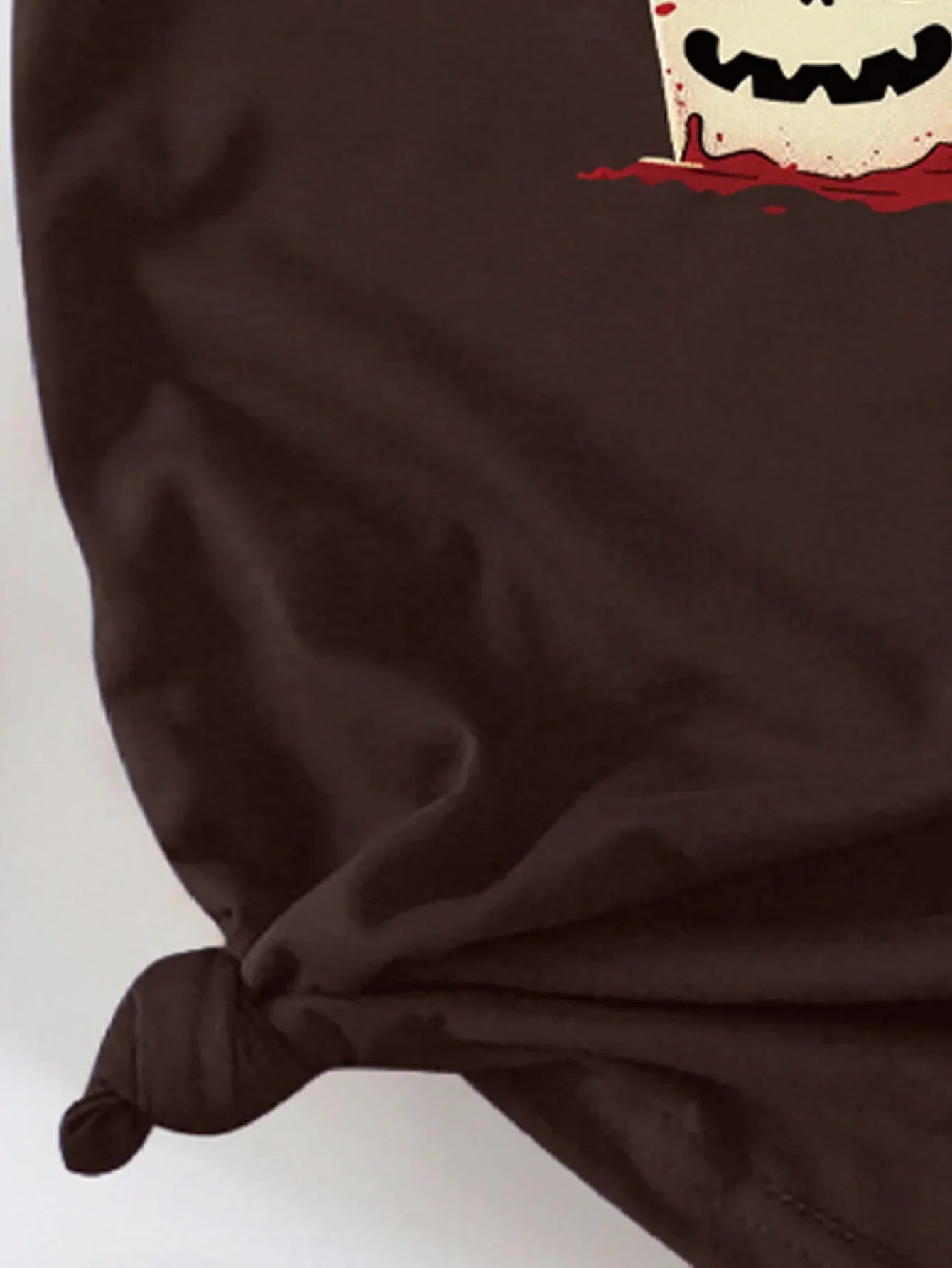 Horror Movie Night Popcorn Skull Print T-shirt Short Sleeve Crew Neck Casual Top For Summer & Spring Women's Clothing