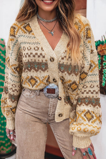 western sweater cardigan
