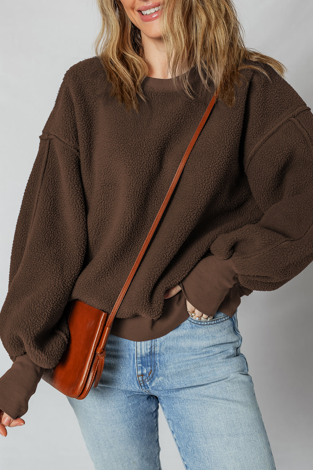 fleece winter sweatshirt